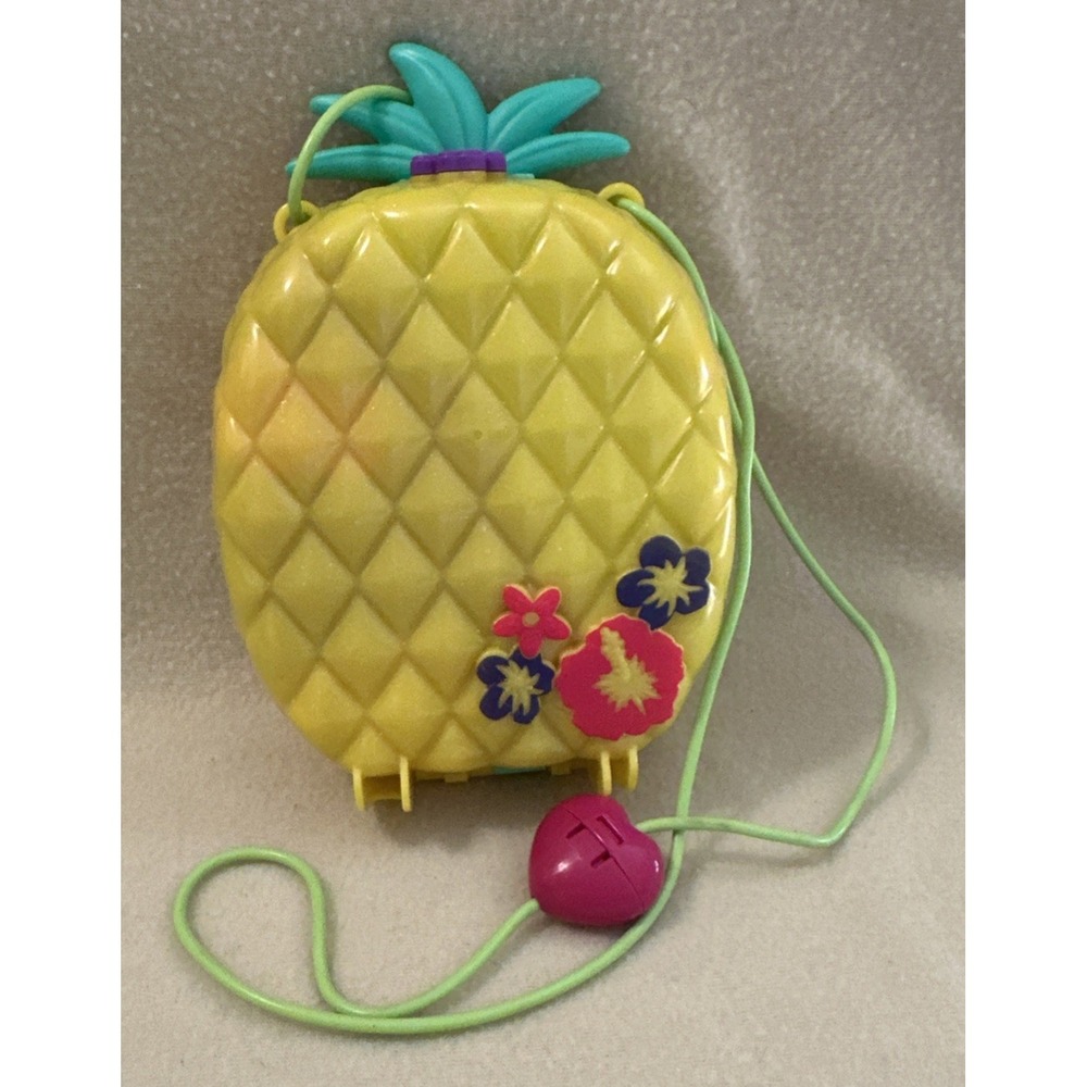 Polly Pocket Polly & Lila Tropicool Pineapple Wearable Purse Compact with Strap